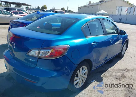 2012 Mazda Mazda3 I Touring z USA, uszkodzony, nr VIN JM1BL1V89C1611406